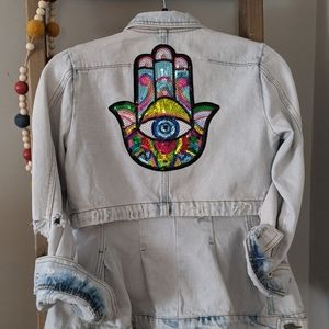 Jean jacket custom made